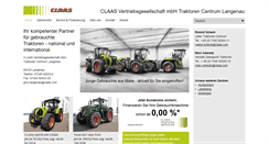 Desktop Screenshot of claas-langenau.de